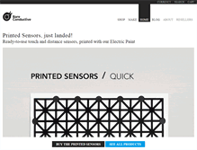 Tablet Screenshot of bareconductive.com